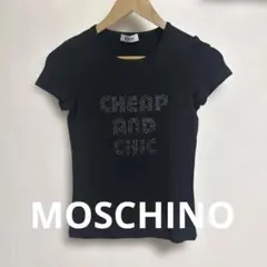 MOSCHINO モスキーノチープアンドシック　ラインストーンTシャツのサムネイル