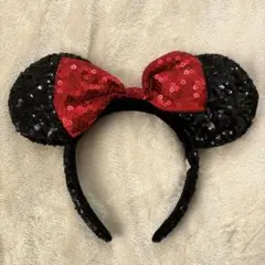 スパンコール　ミニー　カチューシャ