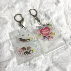 SnowMan 雪だるま アクリルキーホルダー 集合 セット