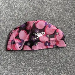 Speedo 水泳用キャップ フラワーパターン