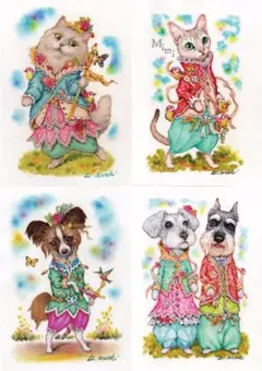 フォロワー様は価格から10%OFF【ペット画オーダー（A5サイズ1匹）】