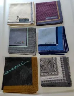 ハンカチ6枚セット BURBERRYなど