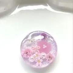 1366」レジンヘアゴム ポニーフック ブローチ マグネット - メルカリ