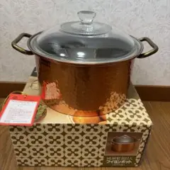 新光金属 COPPER 100 銅製 しゃぶしゃぶ鍋 26cm - メルカリ
