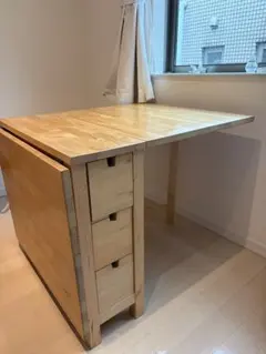 IKEA NORDEN ゲートレッグテーブル バーチ材突き板のサムネイル