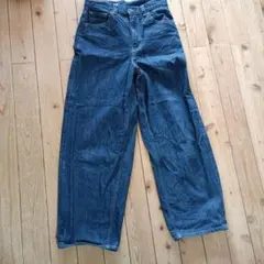 GU ジーユー コクーンシルエットジーンズ デニムパンツ L