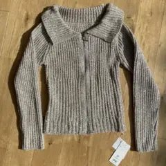 ‼️値下げ交渉不可‼️ナチュラルビューティーベーシック　リブ編みニット