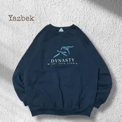 Yazbek メキシコ製 スウェット L カレッジ バックプリント 古着