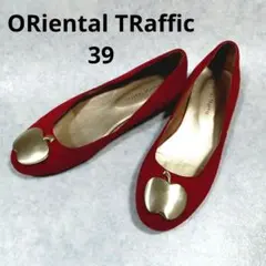 ORiental TRaffic 赤 りんご フラットシューズ 39