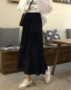 SHEIN＊ブラック ロングスカート