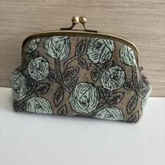 ミナペルホネン ハンドメイド 親子がま口長財布 rosy ブラウン - メルカリ