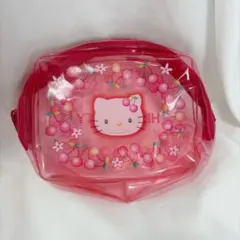F ハローキティ クリアポーチ チェリー柄 1998年