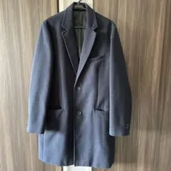 NIKO AND... ダークネイビー チェスターコート