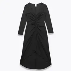 CELINE セリーヌ ドレープ ミディドレス ワンピース フランス製のサムネイル