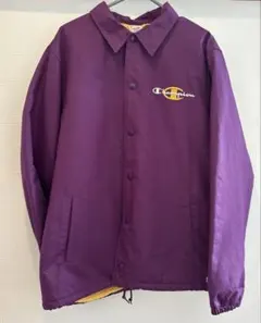 定価13900円　チャンピオン　アウター　コート　ジャケット　パープル　Lサイズ