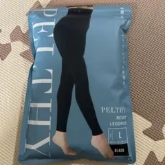PELTHY ペルシー RESET LEGGINGS LLサイズ ブラック - メルカリ