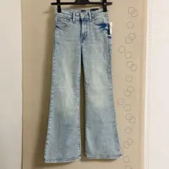 GAP キッズ ウォッシュウェル ハイライズ '70s フレアデニム