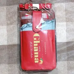 ロッテ ガーナ チョコチャーム付きスマホショルダーポーチ　ミルクチョコレート