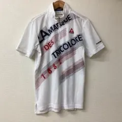 x38 le coq sportif ホワイトポロシャツ　ゴルフ　M