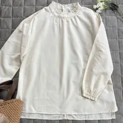 SEASON REASON 秋服 フリルネック 長袖ブラウス