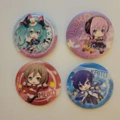 初音ミク ルカ メイコ カイト ピンバッジ 4個セット