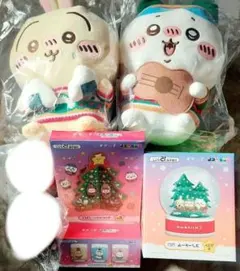 ちいかわ エニマイくじ ラストワン賞 ぬいぐるみ ハチワレ うさぎ スノードーム