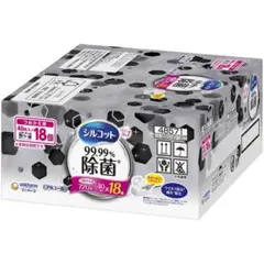 ユニチャーム シルコット 除菌 ウェットティッシュ 詰め替え 40枚×18個のサムネイル