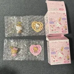 サンリオ　マスコットストラップ2 ハローキティ　豹柄　日焼けキティ