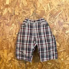 Levi's リーバイス ハーフパンツ チェック柄 レッド ネイビー メンズ