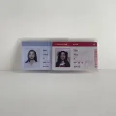 TWICE formulaoflove ジヒョ IDカード