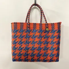 MERCADO BAG - LATTICE M レザーハンドル付き　新品未使用 MERCADO BAG - LATTICE M レザーハンドル付き 新品未使用 - メルカリ
