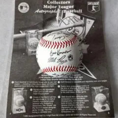 コレクター向きMLB　ロサンゼルスドジャース寄せ書きサインボール（野茂英雄あり）
