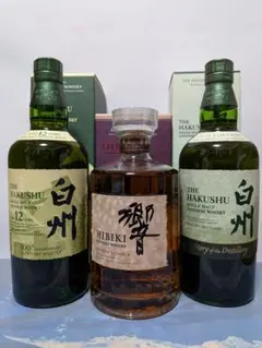 響 & 白州　ウイスキーセット 響JH700ml & 白州180ml ウイスキーセット - メルカリ