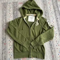 Abercrombie & Fitch オリーブ パーカー