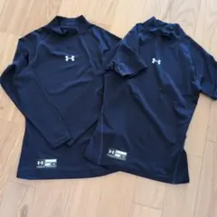 Under Armour 紺 長袖・半袖 アンダーシャツ ２枚セット