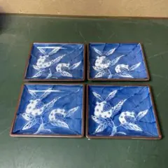 源右衛門 染付舞鶴絵 長角皿5枚（吉） - メルカリ
