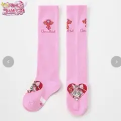 キミとアイドルプリキュア　キッズ　ハイソックス　キュアアイドル　子ども　靴下