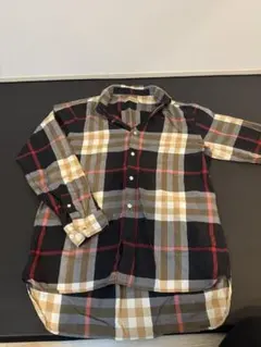 BURBERRY チェック柄長袖シャツ M