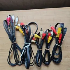 AVケーブル RCAケーブル 5本セット