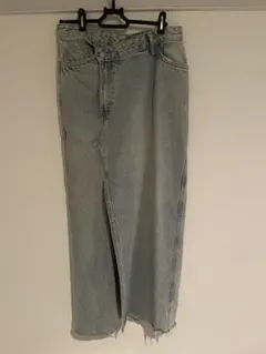 zaraデニムスリットロングスカート