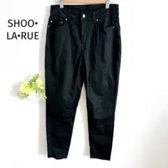 シューラルー スキニーパンツ ブラック ストレッチ シンプル 美脚 洗える