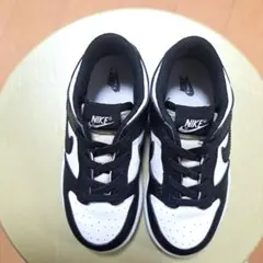 NIKE DUNK LOW ホワイト ブラック 15cm超美品