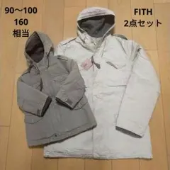 2点セット　親子コーデ　FITH　フィス　ミリタリージャケット　キルティング