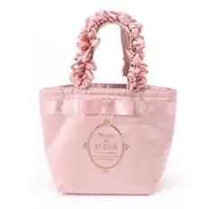 ★ Maison de FLEUR ブランドロゴフリルハンドトートバック ★