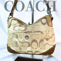 COACH コーチ ワンショルダーバッグ アクセサリーポーチ ターンロック