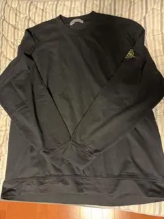 Stone Island ロンT 黒ワッペン レア XL - メルカリ