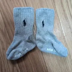 Ralph Lauren ベビー 靴下 ソックス グレー