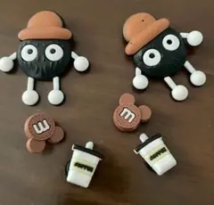 ジビッツ　クロックス　新品未使用　ボタン　コンチョ　サンダル　ブラック　m