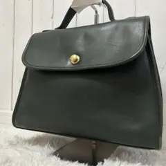 ⭐️超希少⭐️80s オールドコーチ ドイツホック ハンドバッグ グリーン 緑