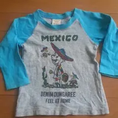 デニムダンガリー キッズロンＴ